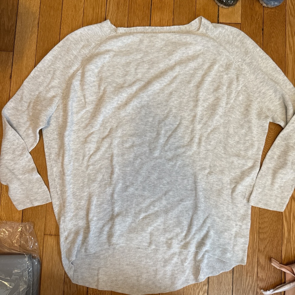 lou and grey boxy boatneck sweater